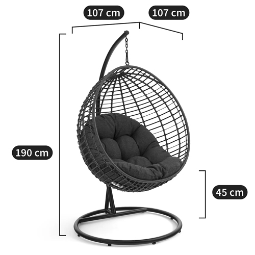 Подвесное уличное кресло Wallaker Hanging Chair Подвесное уличное кресло Wallaker Hanging Chair в Кирове