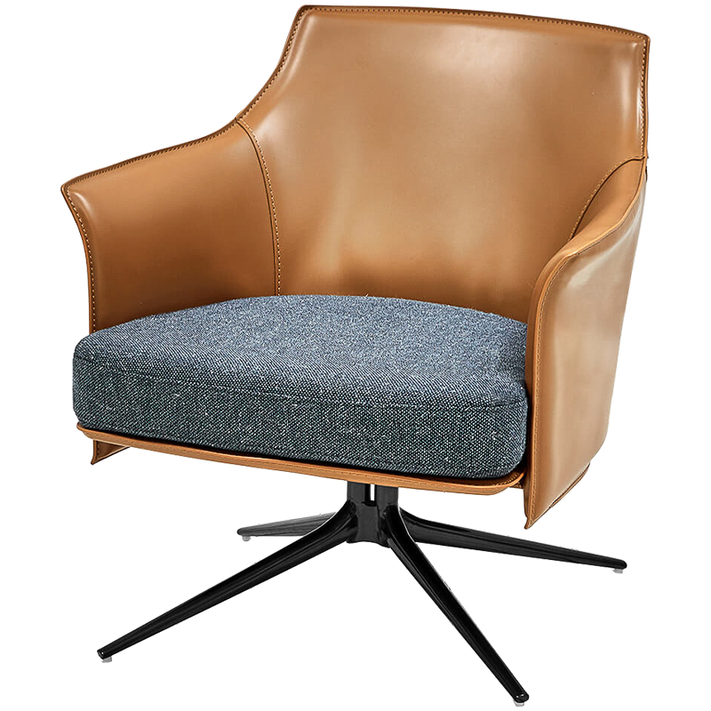 Кресло Badru Chair Серый Черный Карамель Кресло Badru Chair Серый Черный Карамель в Кирове | Loft Concept