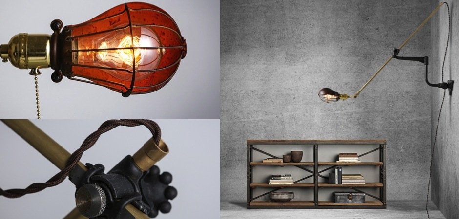 Настенный светильник Steampunk Extension Pole Bra Настенный светильник Steampunk Extension Pole Bra - Loft-Concept в Кирове