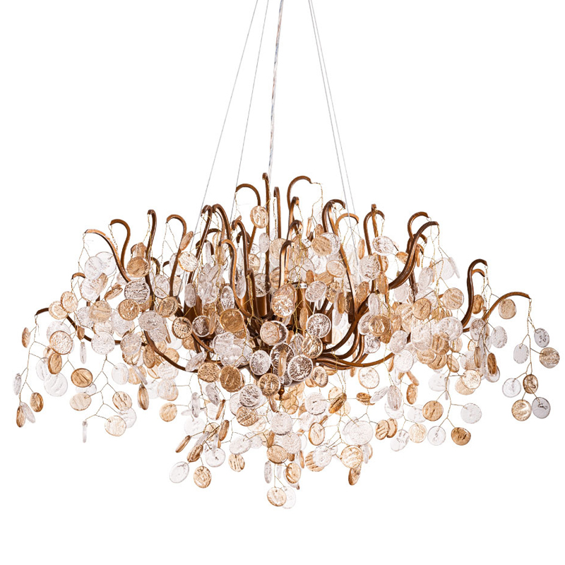 Люстра FAIRYTREE Chandelier Amber Pendants 100 Бронза Прозрачное Стекло Люстра FAIRYTREE Chandelier Amber Pendants 100 Бронза Прозрачное Стекло в Кирове | Loft Concept