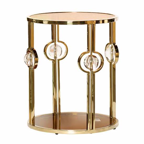 Стол Glass Balls Table Глянцевое золото Янтарь (Amber) Стол Glass Balls Table Глянцевое золото Янтарь (Amber) в Кирове | Loft Concept