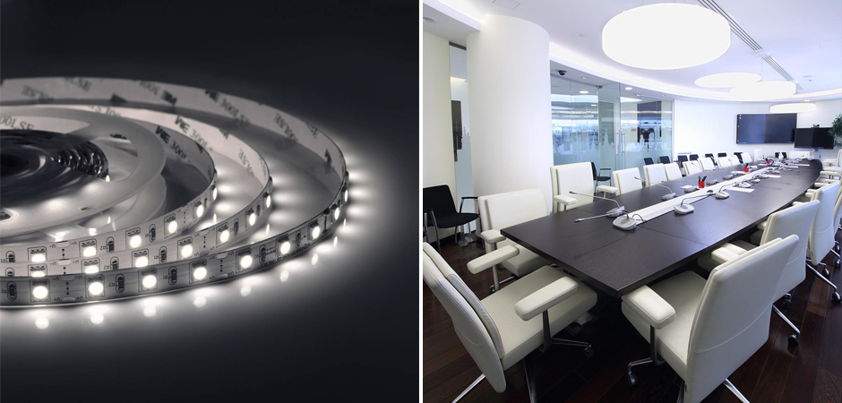 Светодиодная лента 14,4W/m 60Led/m 5050SMD холодный белый Светодиодная лента 14,4W/m 60Led/m 5050SMD холодный белый - Loft-Concept в Кирове