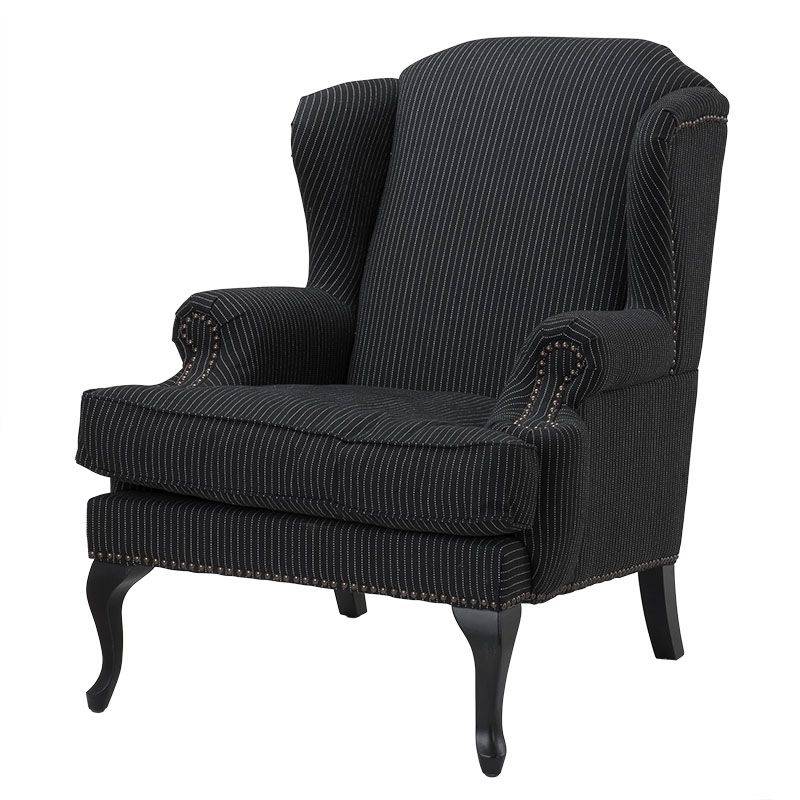 Кресло Eichholtz Chair Frank Sinatra Black & white Черно-белый Кресло Eichholtz Chair Frank Sinatra Black & white Черно-белый в Кирове | Loft Concept