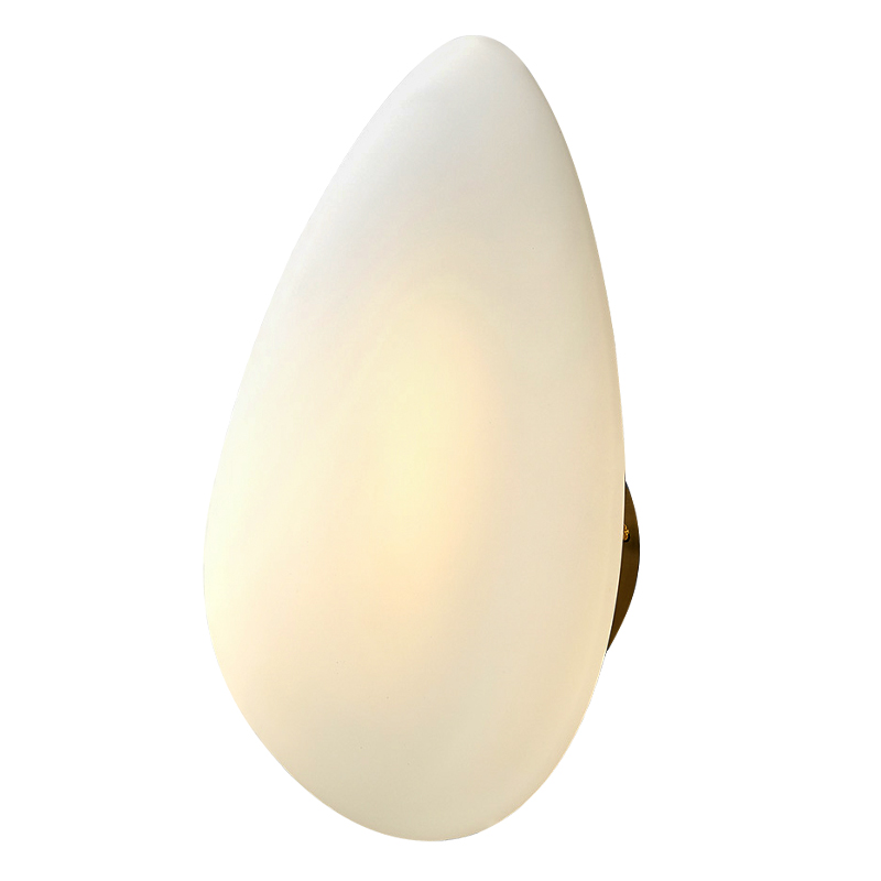 Бра Pebble Wall Lamp Белый Бра Pebble Wall Lamp Белый в Кирове | Loft Concept