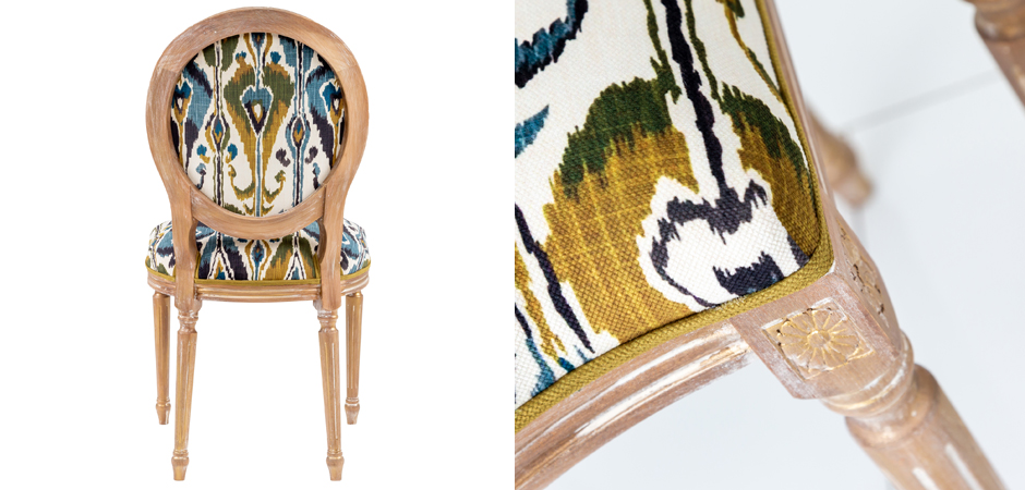Стул Ikat Pattern с овальной спинкой Стул Ikat Pattern с овальной спинкой - Loft-Concept в Кирове