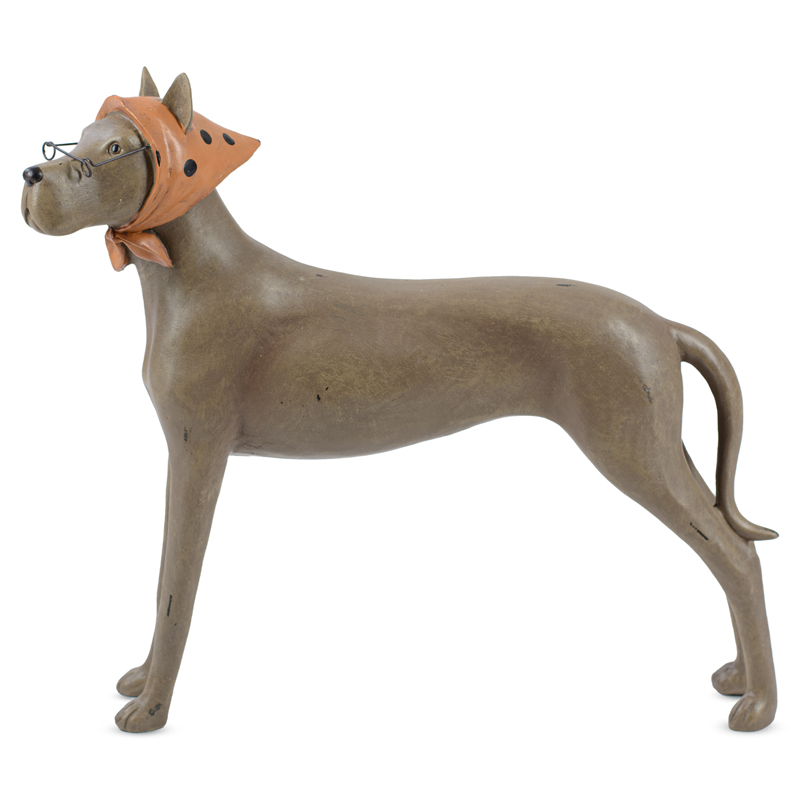 Статуэтка Clever Dog Коричневый Оранжевый Статуэтка Clever Dog Коричневый Оранжевый в Кирове | Loft Concept
