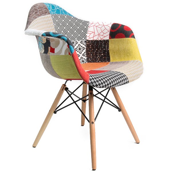 Стул DAW Patchwork Мульти Древесина Стул DAW Patchwork Мульти Древесина в Кирове | Loft Concept