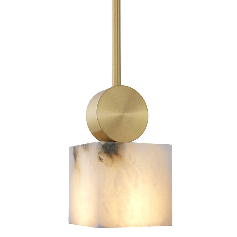 Подвесной светильник Eichholtz Chandelier Etruscan Square Латунь Белый Подвесной светильник Eichholtz Chandelier Etruscan Square Латунь Белый в Кирове | Loft Concept
