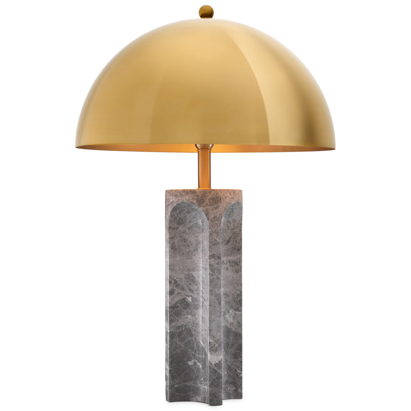 Настольная лампа Eichholtz Table Lamp Absolute Серый Латунь Античная полированная в Кирове | Loft Concept 