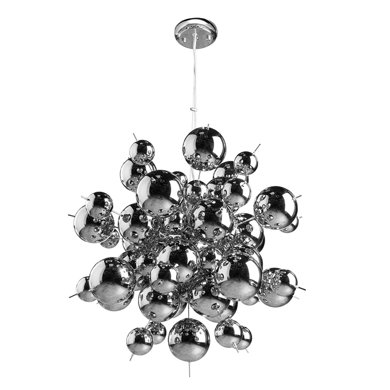 Люстра Bubbles of Mercury Chandelier Темный хром Люстра Bubbles of Mercury Chandelier Темный хром в Кирове | Loft Concept
