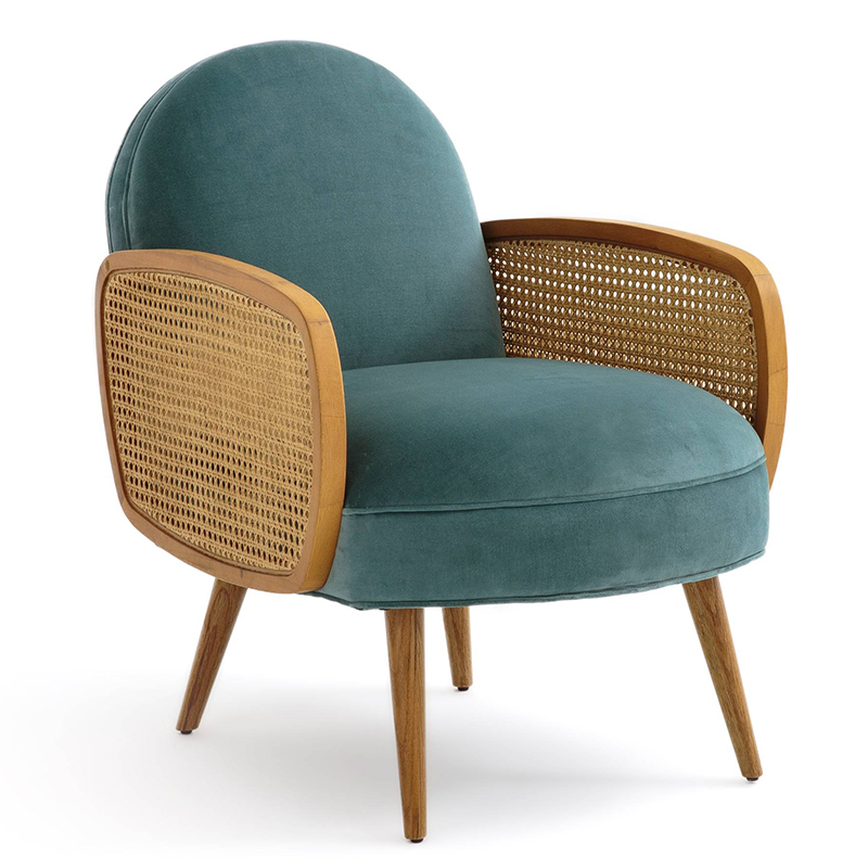 Кресло Morten Wicker Turquoise Armchair Бирюзовый Кресло Morten Wicker Turquoise Armchair Бирюзовый в Кирове | Loft Concept