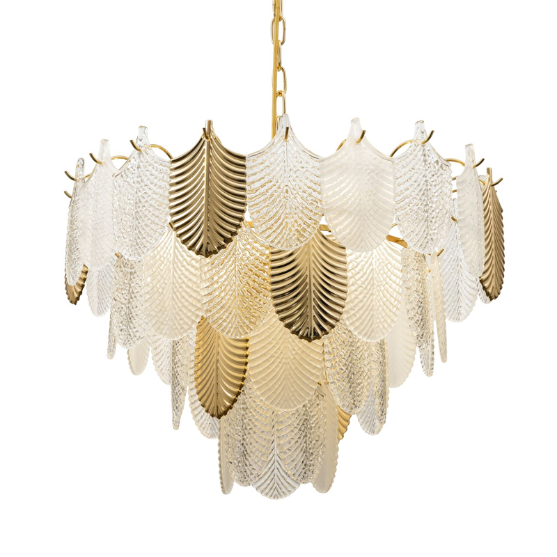 Люстра Feyar Gold Enlarged c Рельефным Стеклом Золотой Белый Люстра Feyar Gold Enlarged c Рельефным Стеклом Золотой Белый в Кирове | Loft Concept