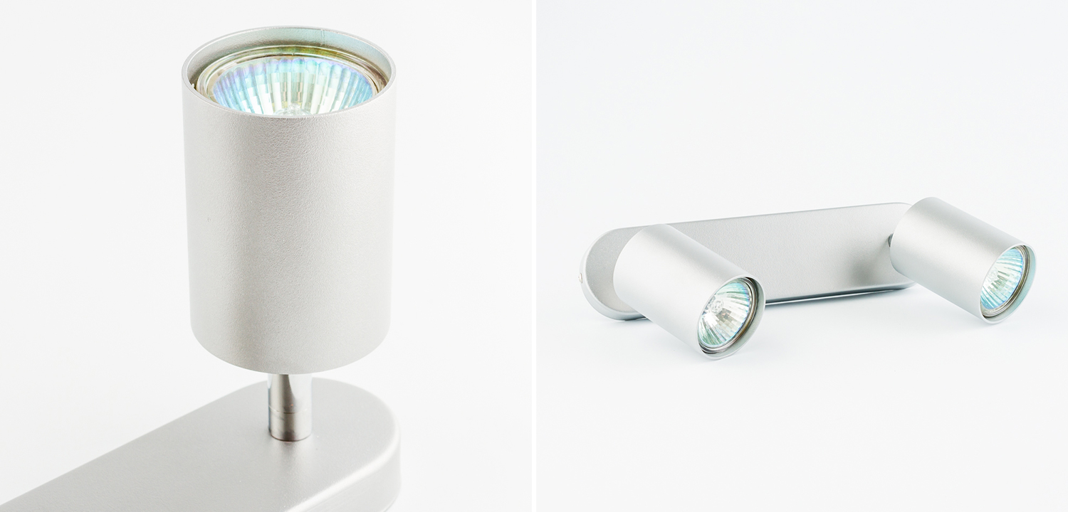 Бра Celis Spot Wall Lamp Duo silver - фото