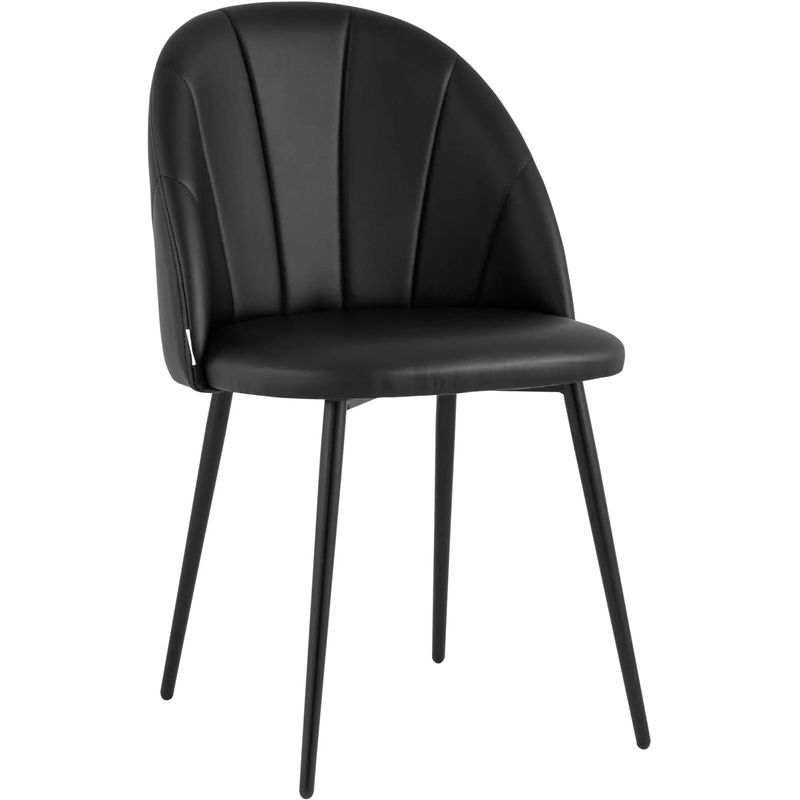 Стул Balsari S Chair Черная Экокожа Черный Стул Balsari S Chair Черная Экокожа Черный в Кирове | Loft Concept