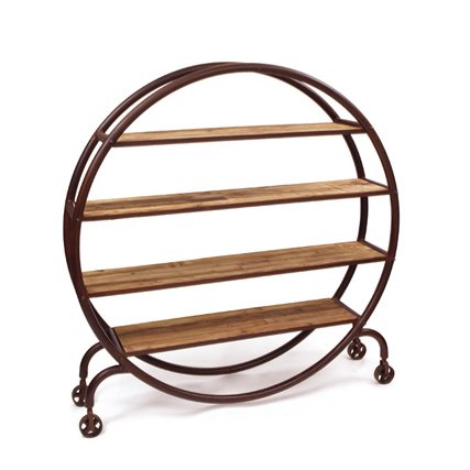 Стеллаж Industrial Metal Round Bookshelf Стеллаж Industrial Metal Round Bookshelf в Кирове | Loft Concept