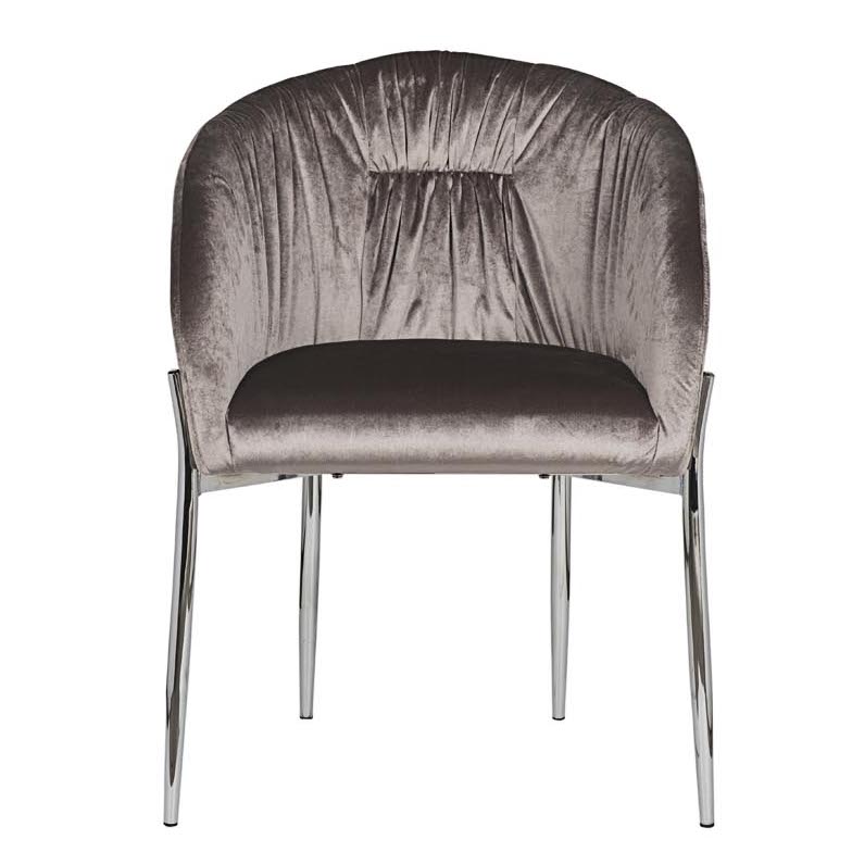 Стул Miranda Chair grey Светло-серый Нержавеющая сталь Стул Miranda Chair grey Светло-серый Нержавеющая сталь в Кирове | Loft Concept