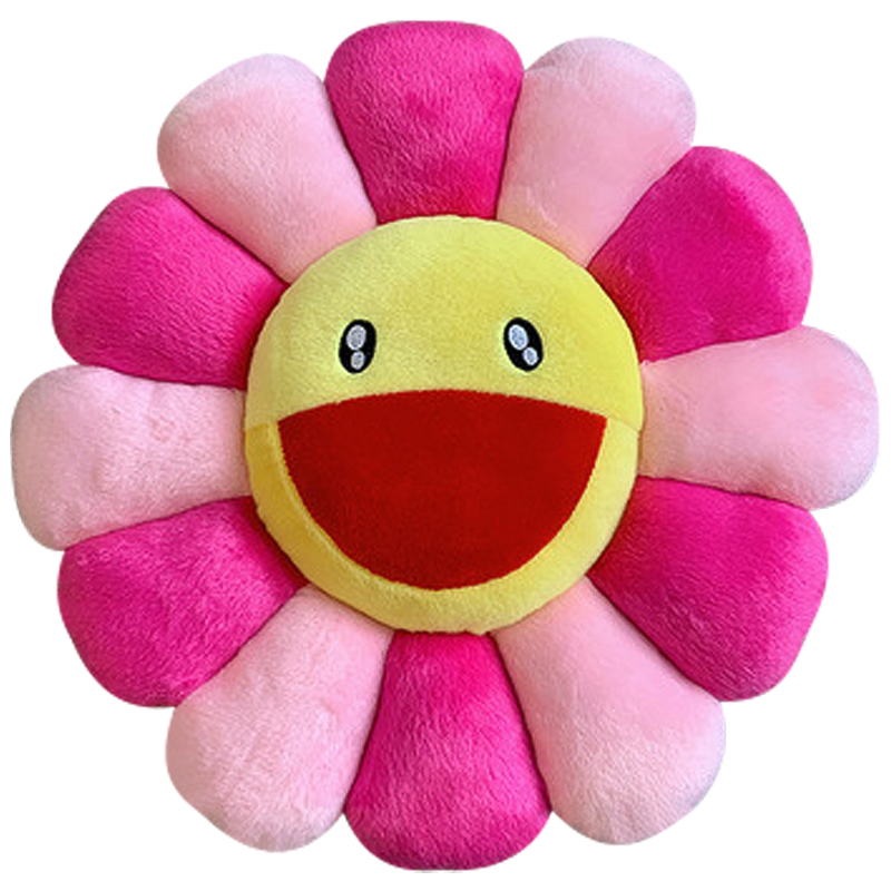 Подушка Takashi Murakami Pink Розовый Подушка Takashi Murakami Pink Розовый в Кирове | Loft Concept