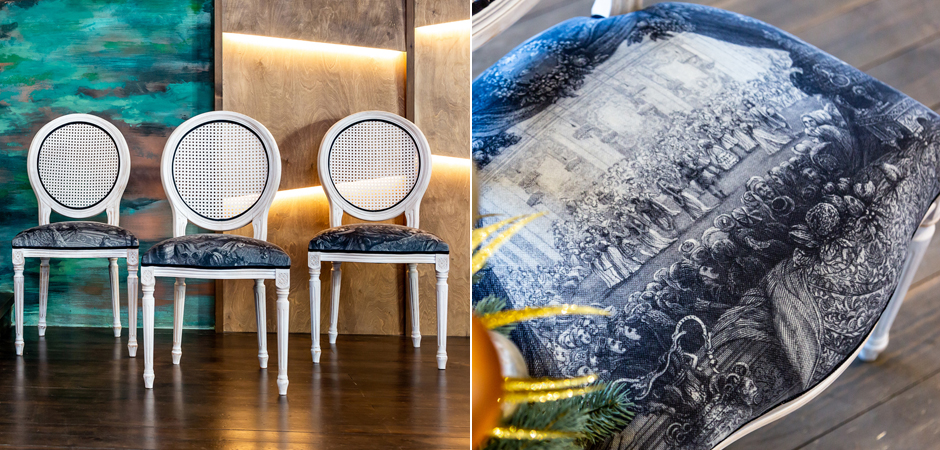 Стул с ротанговой спинкой Palace Gardens Stool - Loft-Concept в Кирове