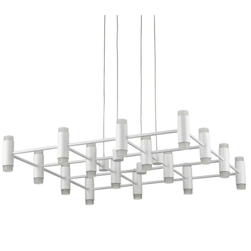 Люстра Rigor & Conciseness Lighting Round Plafond White Белый Люстра Rigor & Conciseness Lighting Round Plafond White Белый в Кирове | Loft Concept