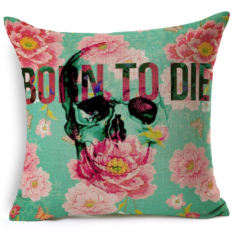 Декоративная подушка Born to die Декоративная подушка Born to die в Кирове | Loft Concept