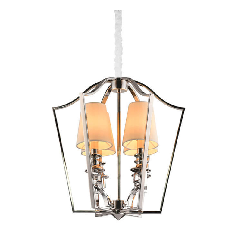 Люстра Art Lamp Beige nickel Никель Сатин Бежевый Люстра Art Lamp Beige nickel Никель Сатин Бежевый в Кирове | Loft Concept
