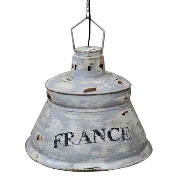 Подвесной светильник винтаж Loft France Серый Подвесной светильник винтаж Loft France Серый в Кирове | Loft Concept