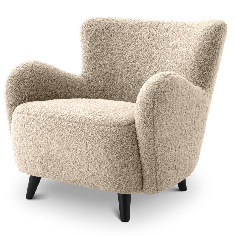 Кресло Eichholtz Chair Svante s Песочный Черный в Кирове | Loft Concept 