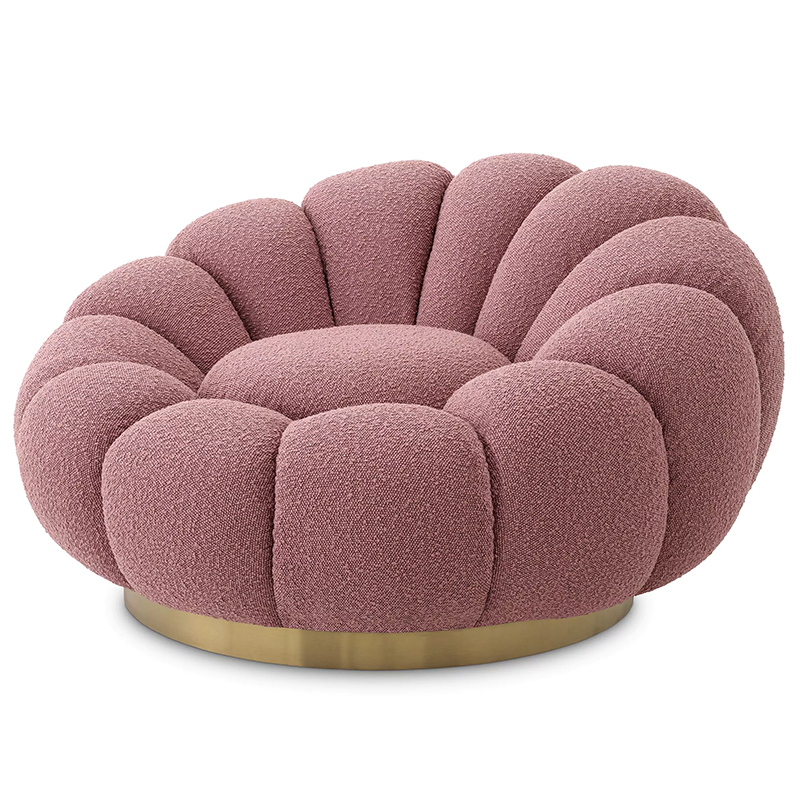 Кресло Eichholtz Swivel Chair Mello Rose Дымчатая Роза Латунь Кресло Eichholtz Swivel Chair Mello Rose Дымчатая Роза Латунь в Кирове | Loft Concept