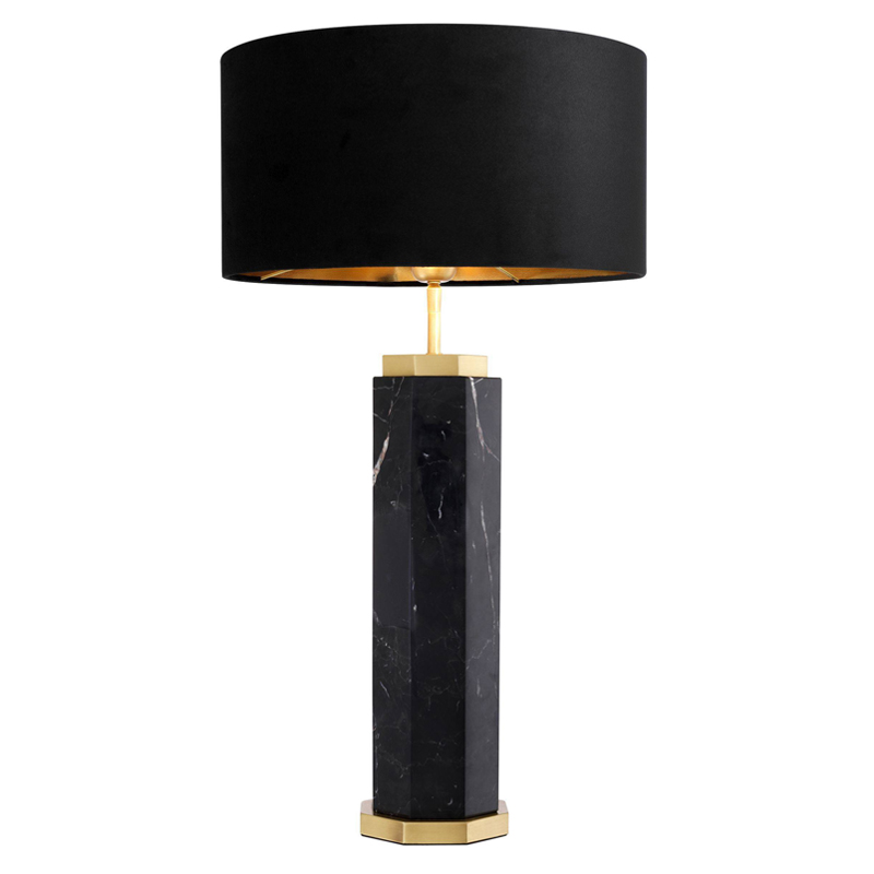 Настольная лампа Eichholtz Table Lamp Newman Black Латунь Античная полированная Черный Настольная лампа Eichholtz Table Lamp Newman Black Латунь Античная полированная Черный в Кирове | Loft Concept