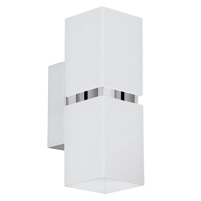 Бра Lestor double square chrome white Белый Хром Бра Lestor double square chrome white Белый Хром в Кирове | Loft Concept