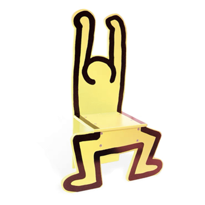 Детский стул Chaise Keith Haring Dancer Vilac Желтый Желтый Детский стул Chaise Keith Haring Dancer Vilac Желтый Желтый в Кирове | Loft Concept