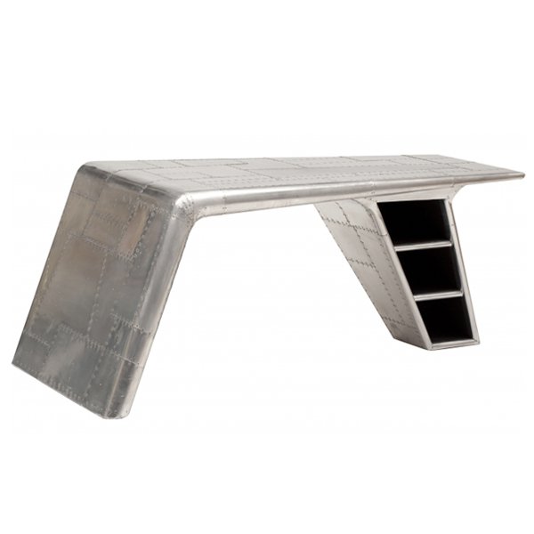 Рабочий стол Aviator desk Restoration Hardware Нержавеющая сталь Рабочий стол Aviator desk Restoration Hardware Нержавеющая сталь в Кирове | Loft Concept