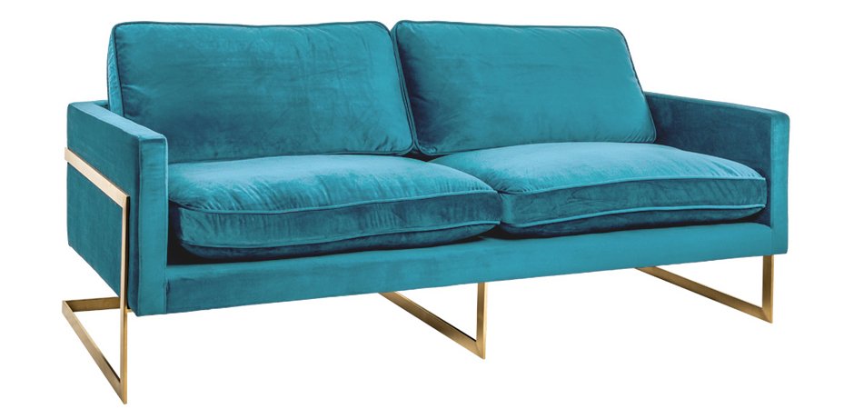 Диван бархатный Accent Velvet Sofa Диван бархатный Accent Velvet Sofa - Loft-Concept в Кирове