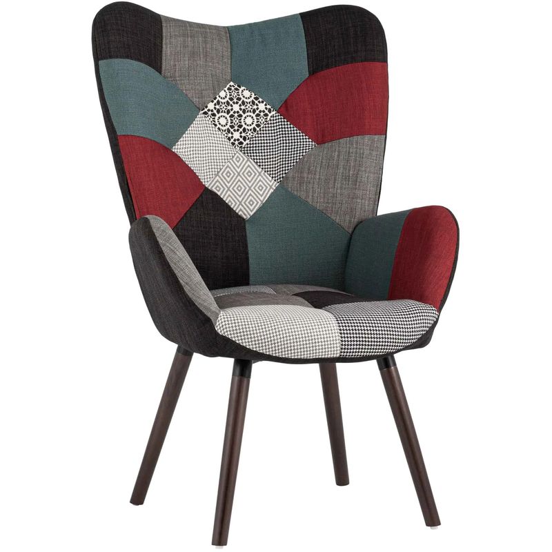 Полукресло Печворк Grandee Chair Мульти Полукресло Печворк Grandee Chair Мульти в Кирове | Loft Concept