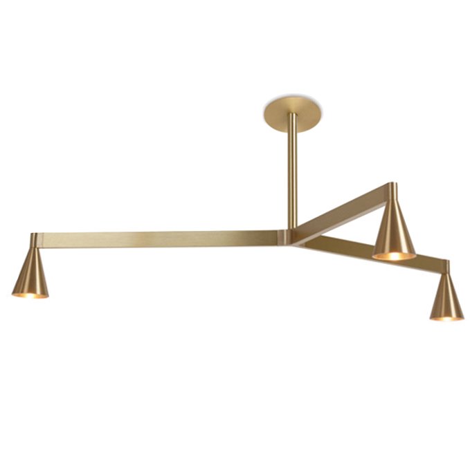 Люстра Austere Ceiling Light Латунь Люстра Austere Ceiling Light Латунь в Кирове | Loft Concept