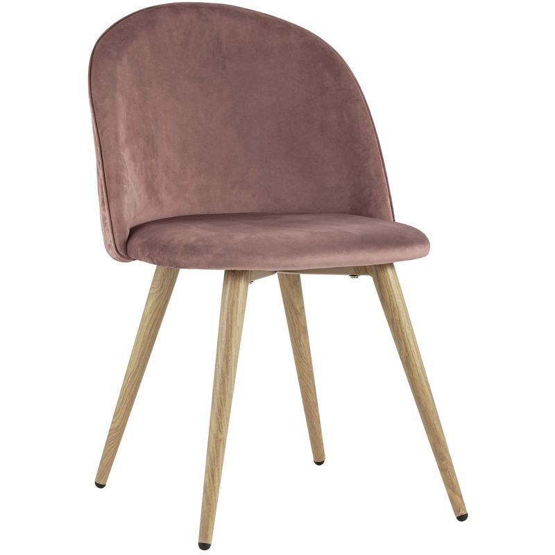 Стул Miruna Chair Спинка Ромбы Пыльно-Розовый Розовый пастельный Древесина в Кирове | Loft Concept 