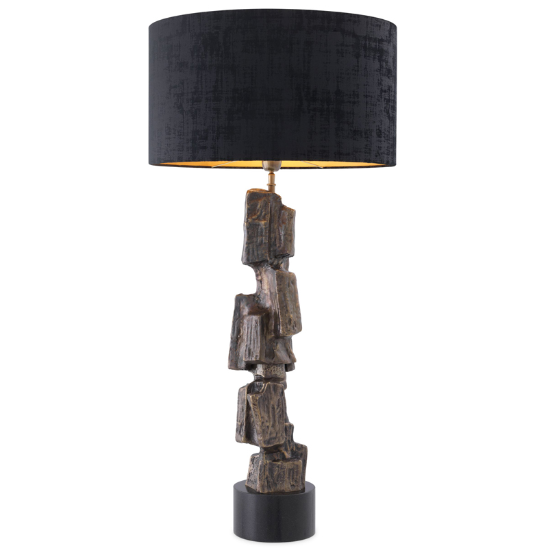 Настольная лампа Eichholtz Table Lamp Noto Винтажная латунь Черный Настольная лампа Eichholtz Table Lamp Noto Винтажная латунь Черный в Кирове | Loft Concept