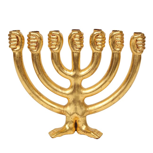 Подсвечник Menorah Глянцевое золото Подсвечник Menorah Глянцевое золото в Кирове | Loft Concept