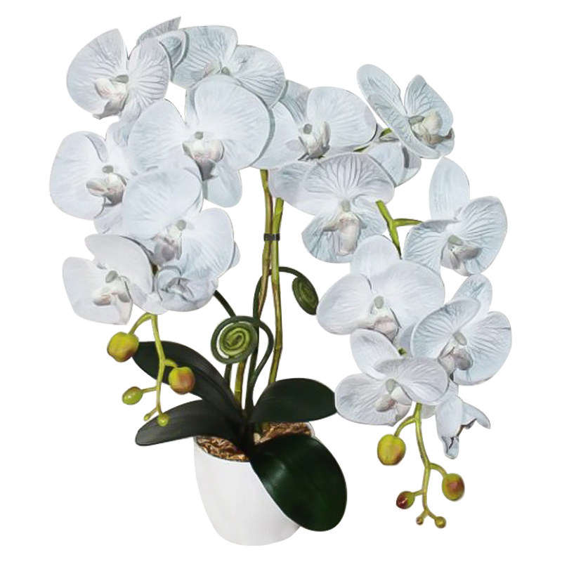 Декоративный искусственный цветок Orchid gray Декоративный искусственный цветок Orchid gray в Кирове | Loft Concept