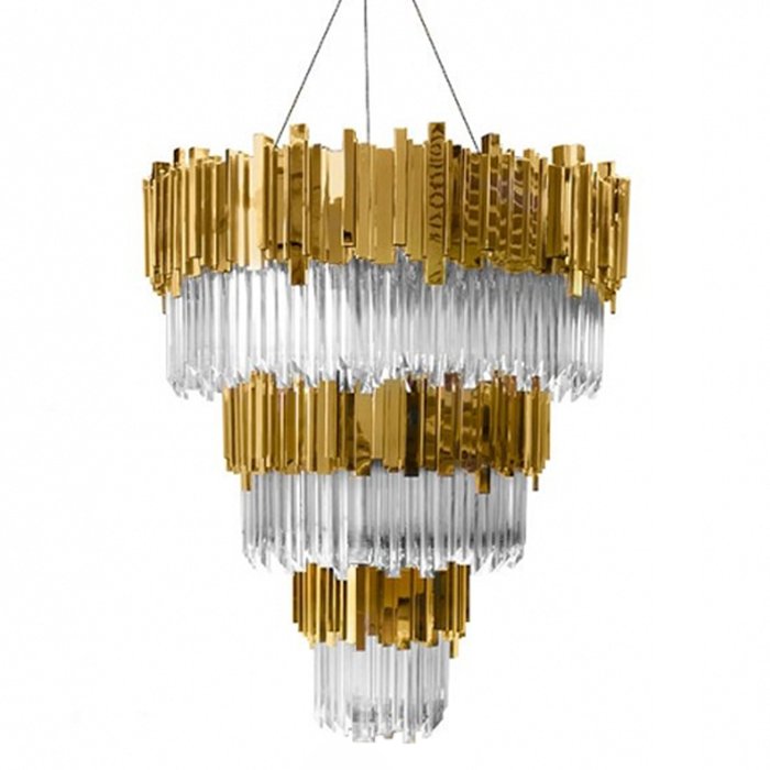 Люстра Luxxu by Covet Lounge EMPIRE Suspension 65 Глянцевое золото Прозрачное Стекло Люстра Luxxu by Covet Lounge EMPIRE Suspension 65 Глянцевое золото Прозрачное Стекло в Кирове | Loft Concept