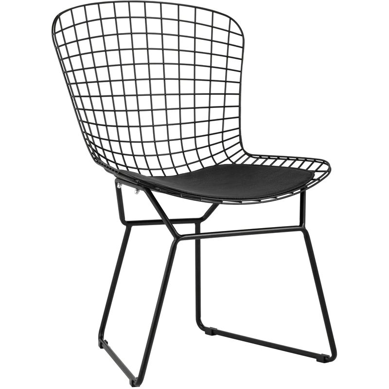 Стул Bertoia Chair Черный Матовый Металл Черный Стул Bertoia Chair Черный Матовый Металл Черный в Кирове | Loft Concept