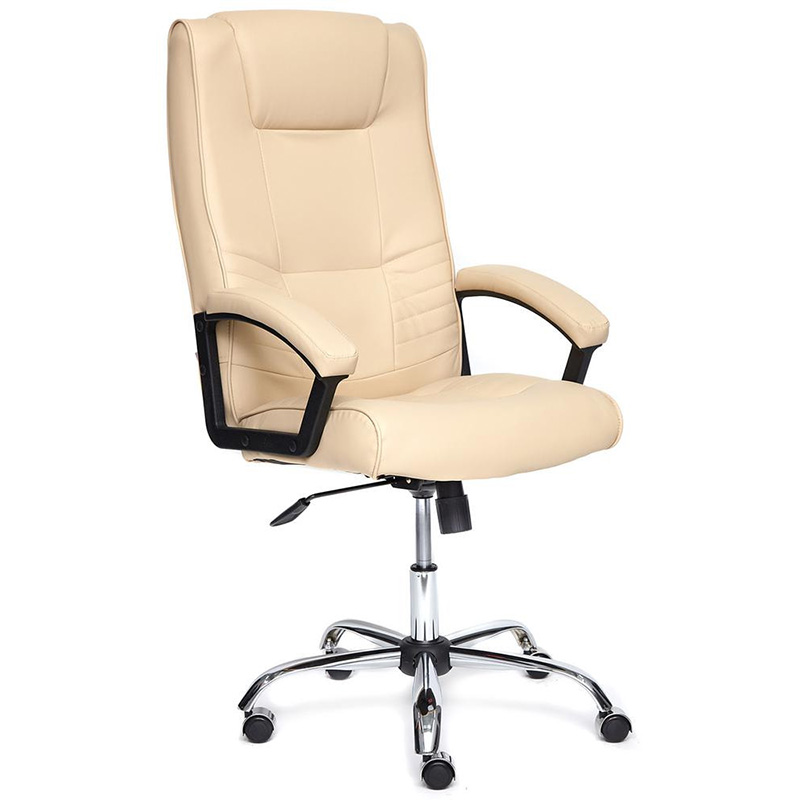 Кресло Gabriel Eco-Leather chair Бежевый Кресло Gabriel Eco-Leather chair Бежевый в Кирове | Loft Concept