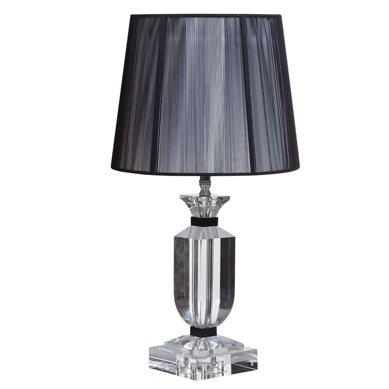 Настольная лампа Crystal Base Table Lamp Черный Настольная лампа Crystal Base Table Lamp Черный в Кирове | Loft Concept