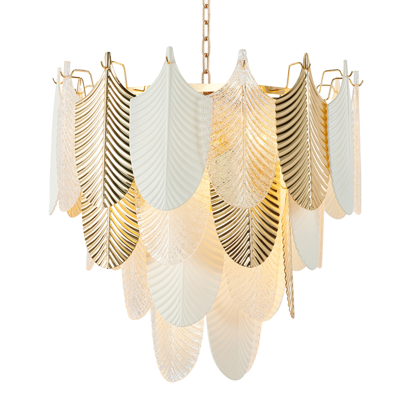 Люстра Abelia Chandelier 62 Золотой Белый Прозрачный Люстра Abelia Chandelier 62 Золотой Белый Прозрачный в Кирове | Loft Concept