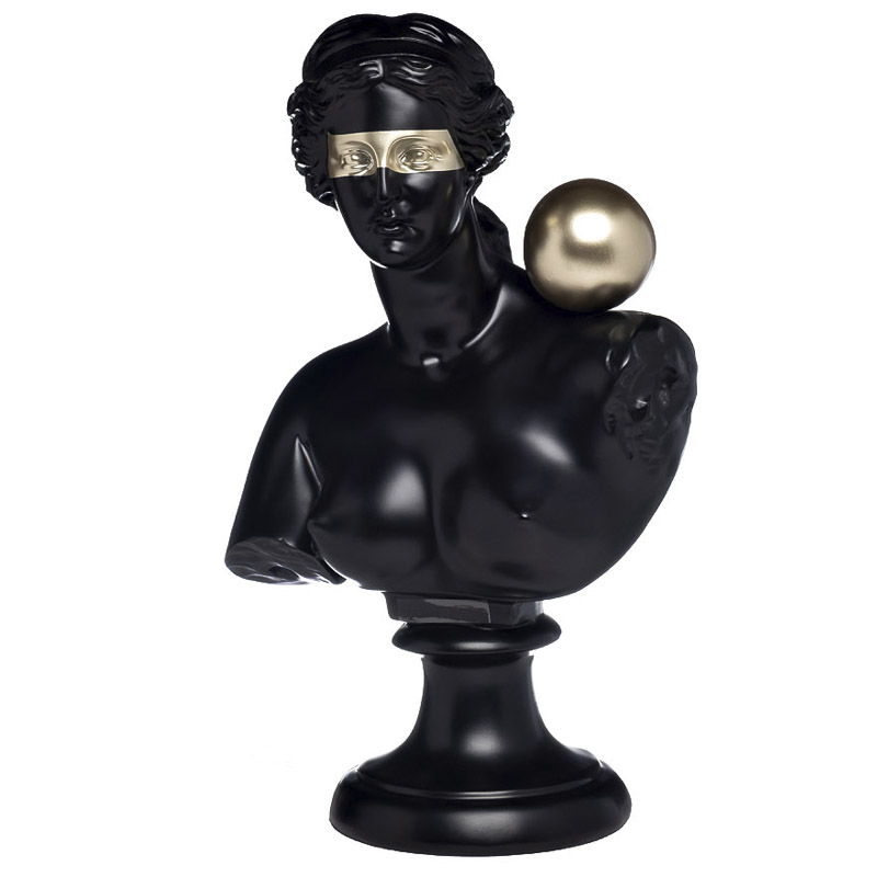 Статуэтка Antique Bust woman Золотой Черный Статуэтка Antique Bust woman Золотой Черный в Кирове | Loft Concept