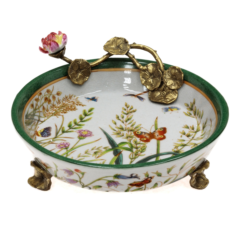 Блюдо Florian Bronze Dish Бронза Мульти Блюдо Florian Bronze Dish Бронза Мульти в Кирове | Loft Concept