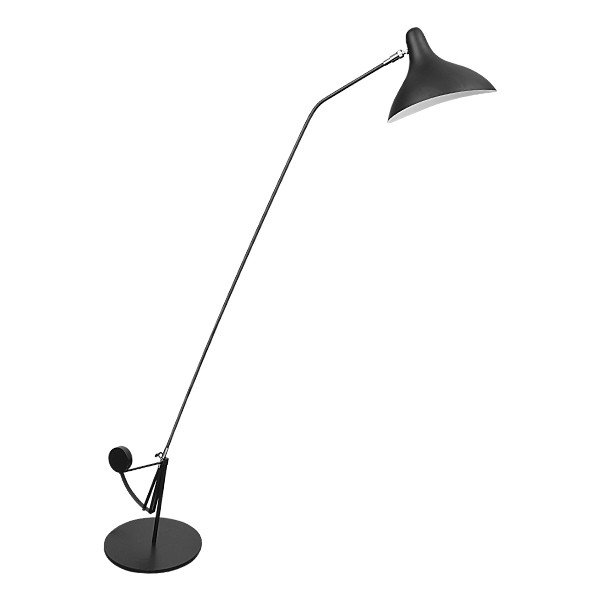 Торшер Lampara Floor Lamp Черный Хром Белый Торшер Lampara Floor Lamp Черный Хром Белый в Кирове | Loft Concept