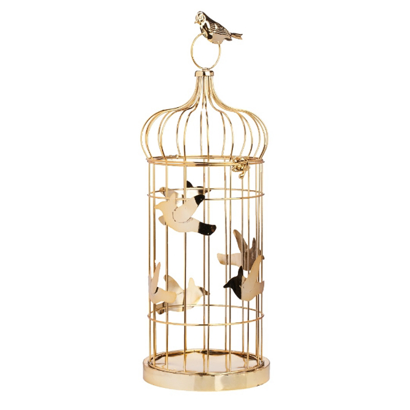 Подсвечник Bird Cage Золотой Подсвечник Bird Cage Золотой в Кирове | Loft Concept