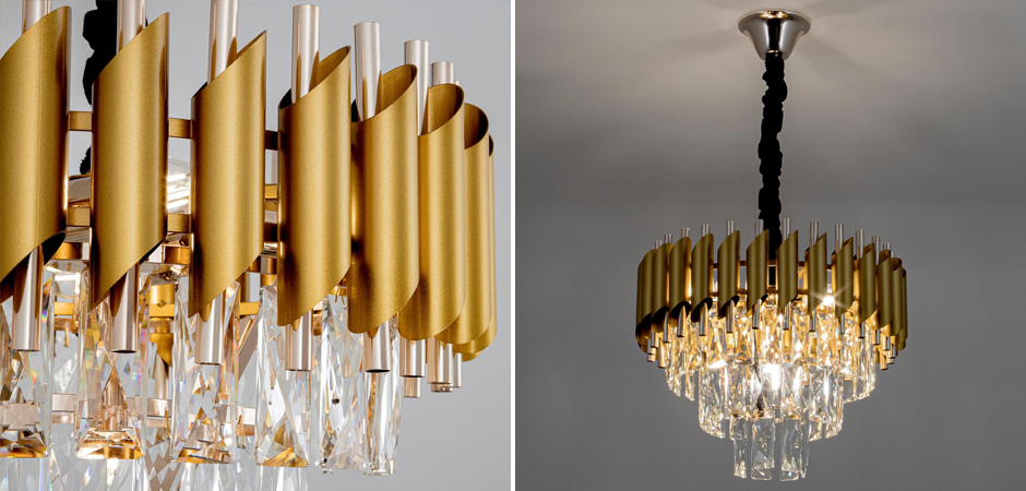 Многоярусная люстра Empire Crystal Gold&Silver Многоярусная люстра Empire Crystal Gold&Silver - Loft-Concept в Кирове