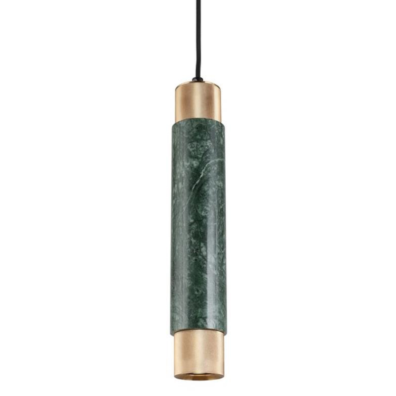 Подвесной светильник Cocktail Tube Изумрудный Изумрудный Золотой в Кирове | Loft Concept 